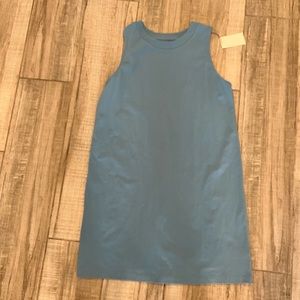 A New Day Sleeveless Short Dress Robins Egg Blue Size L NWT